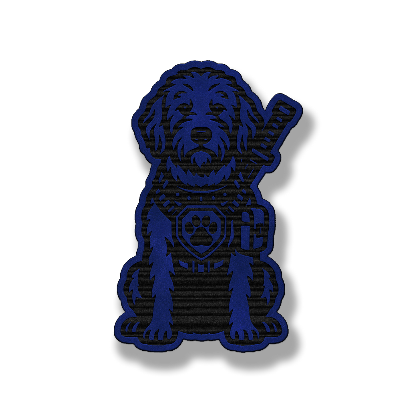 Tactical Golden Doodle Patch – Leatherette Morale Patch