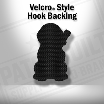 Tactical Golden Doodle Patch – Leatherette Morale Patch
