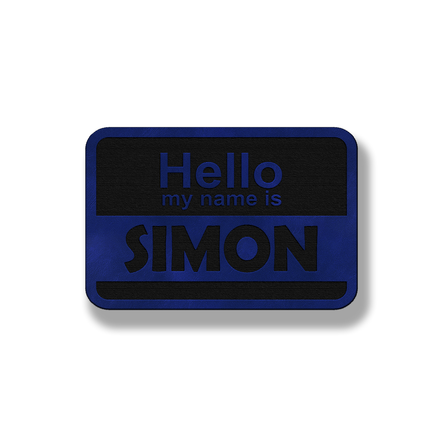 Hello My Name Is - Leatherette Patch