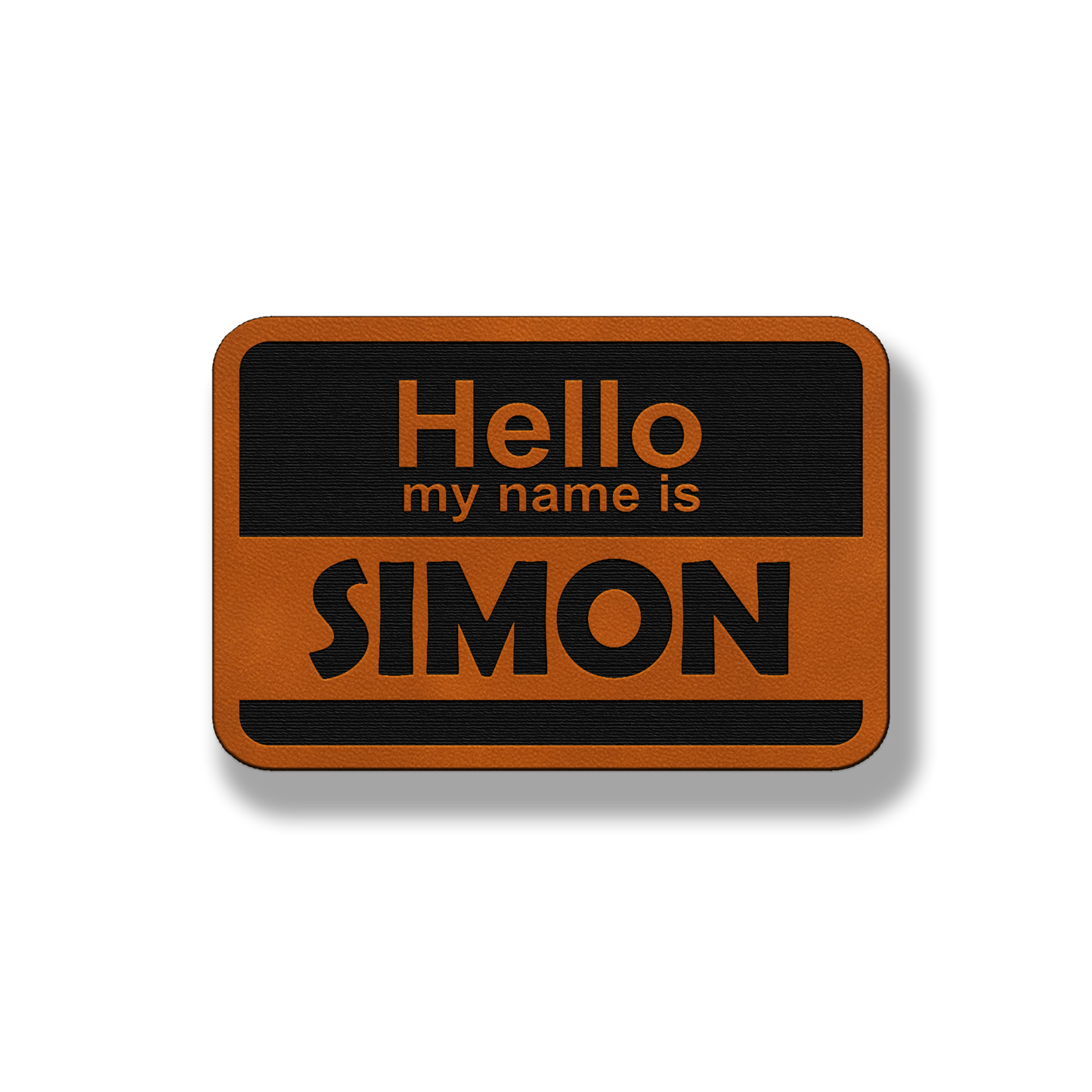 Hello My Name Is - Leatherette Patch