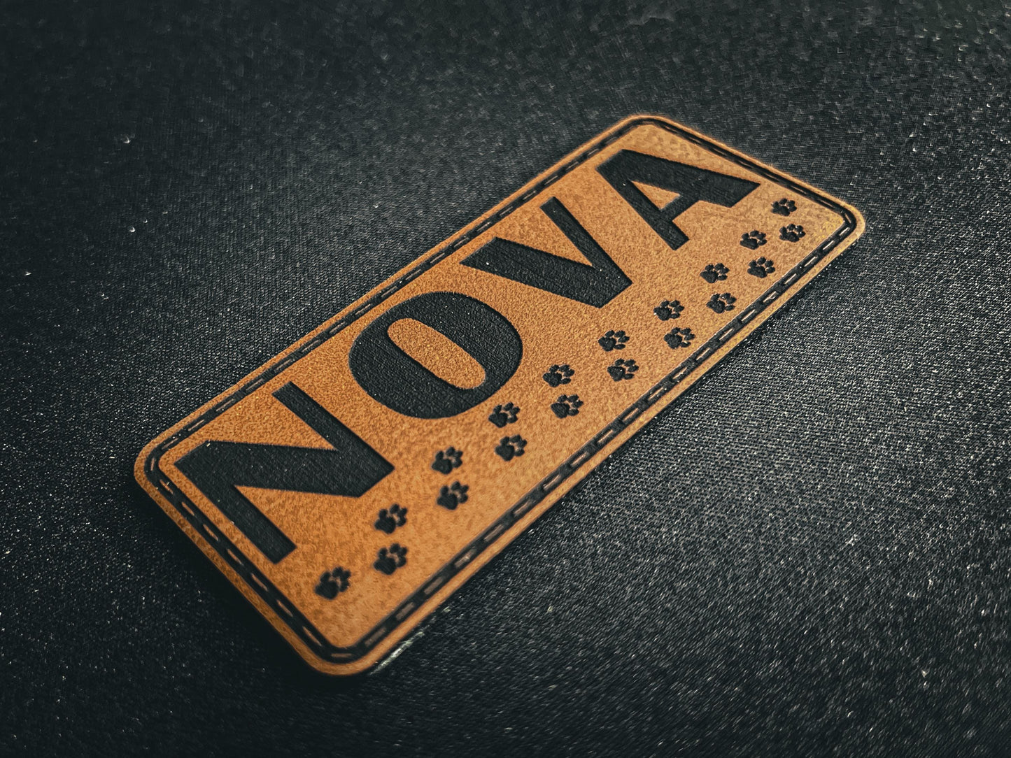 Custom Dog Collar Name Patch – Personalized ID Tag for Tactical & Service Dog Collars - Dog Patches made for Dogs - Custom Pet
