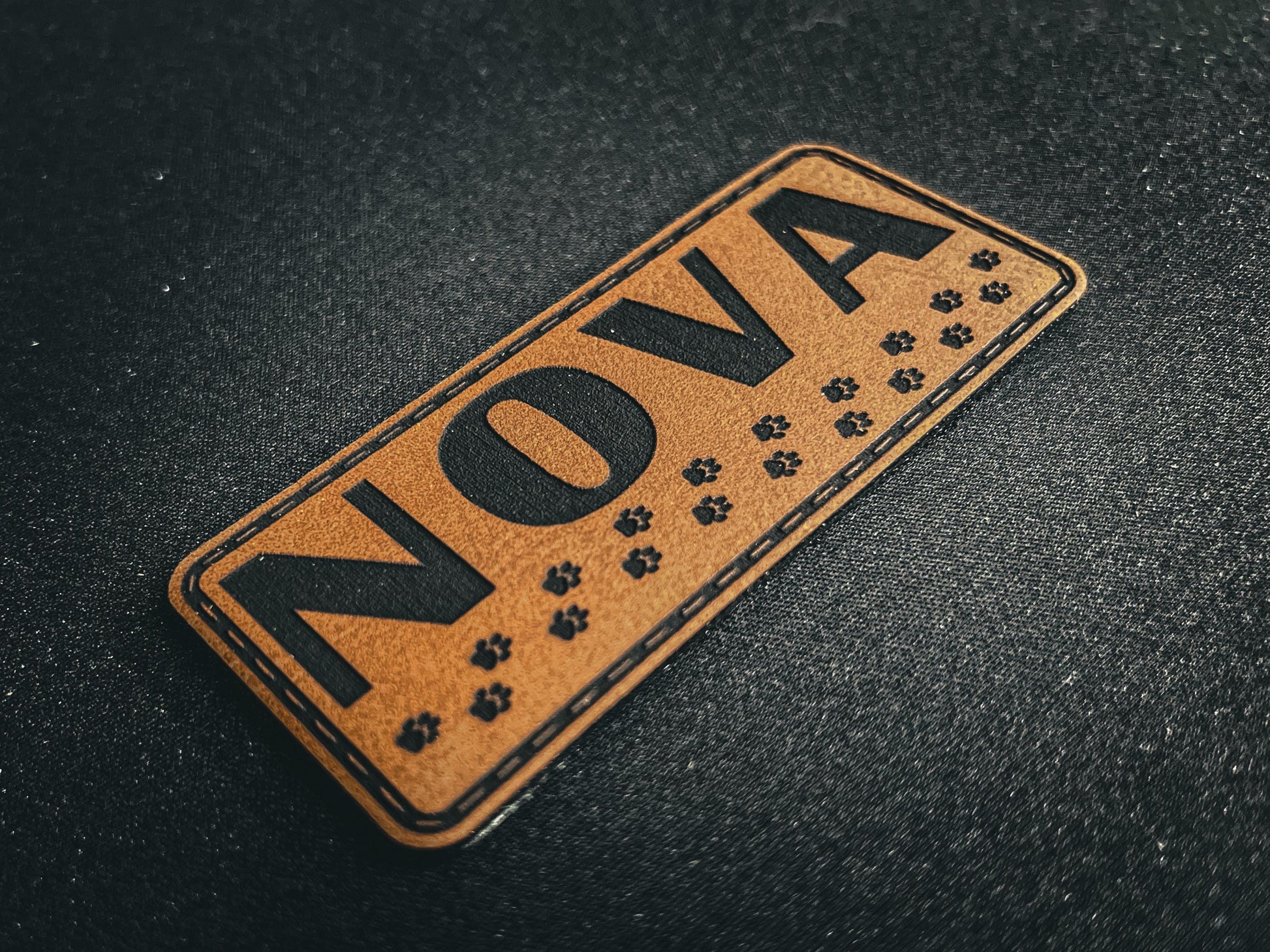 Custom Dog Collar Name Patch – Personalized ID Tag for Tactical & Service Dog Collars - Dog Patches made for Dogs - Custom Pet