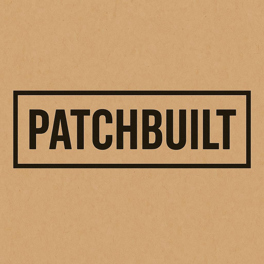 10-Pack Blank Standard Shape Leatherette Hook & Loop Patches – Stitch Pattern Engraving