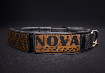 Custom Dog Collar Name Patch – Personalized ID Tag for Tactical & Service Dog Collars - Dog Patches made for Dogs - Custom Pet