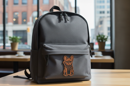 Tactical Frenchie Dog Patch – Leatherette Morale Patch