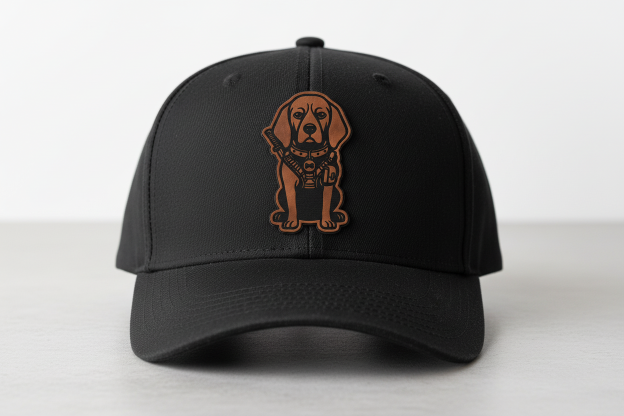 Tactical Coonhound dog patch product photo by PatchBuilt