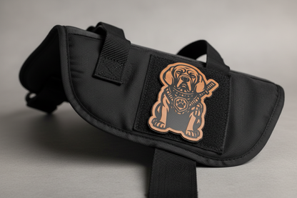 Tactical Bloodhound Dog Patch – Leatherette Morale Patch