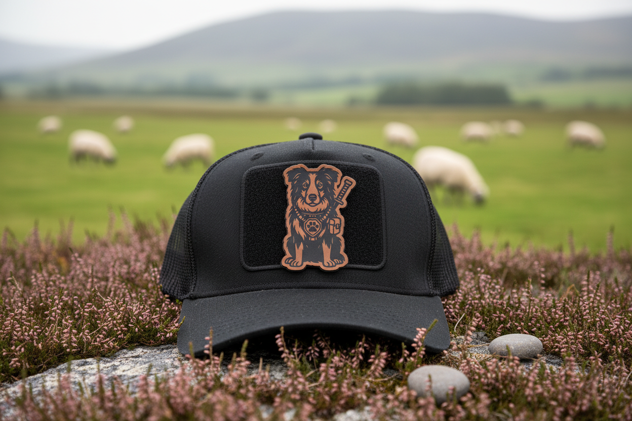 Tactical Collie dog patch product photo