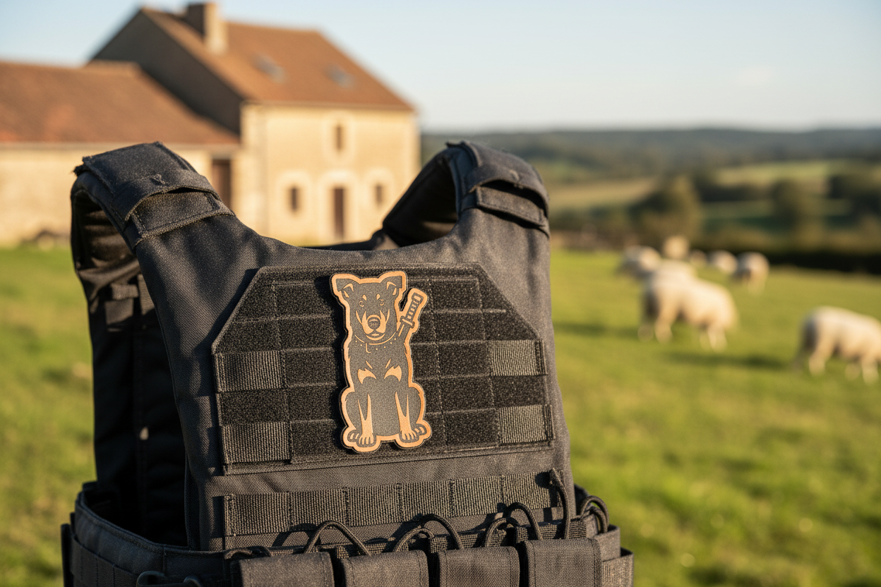 Tactical Beauceron dog patch product photo