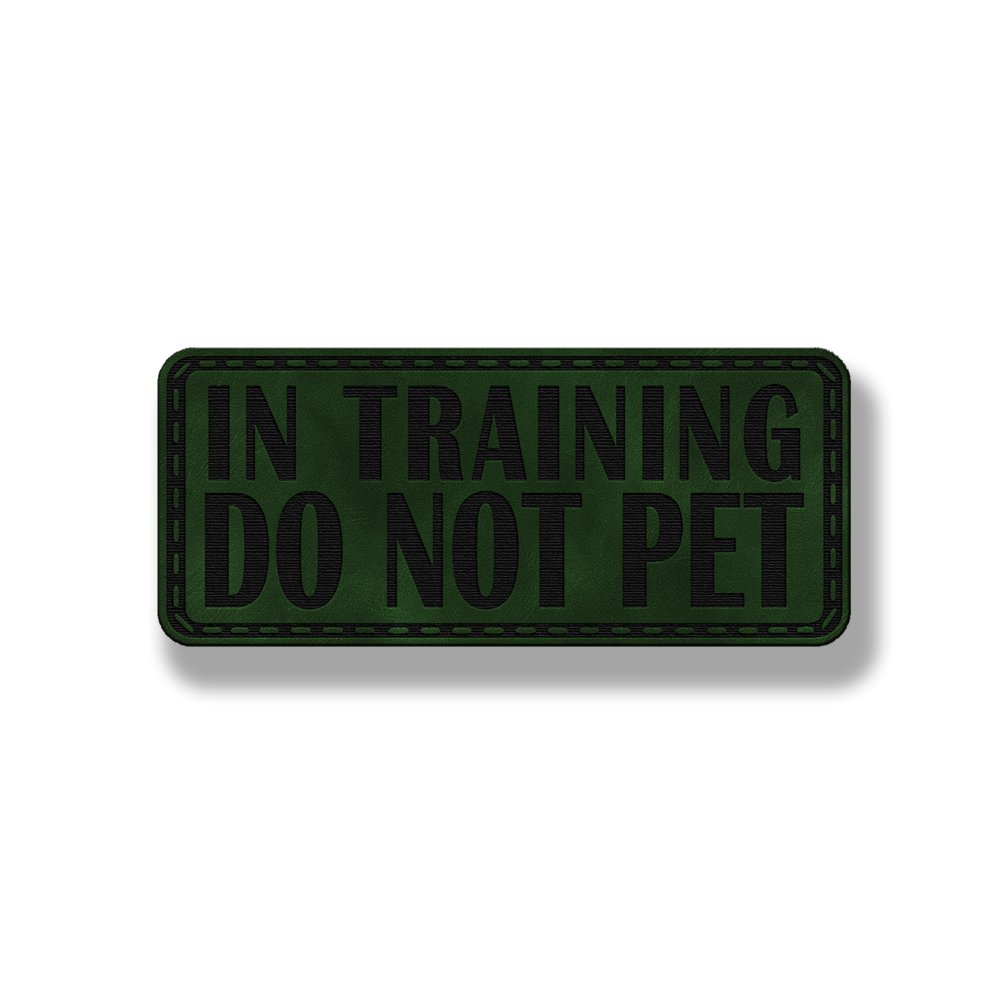 In Training Do Not Pet – Hook and Loop Dog Collar Patch