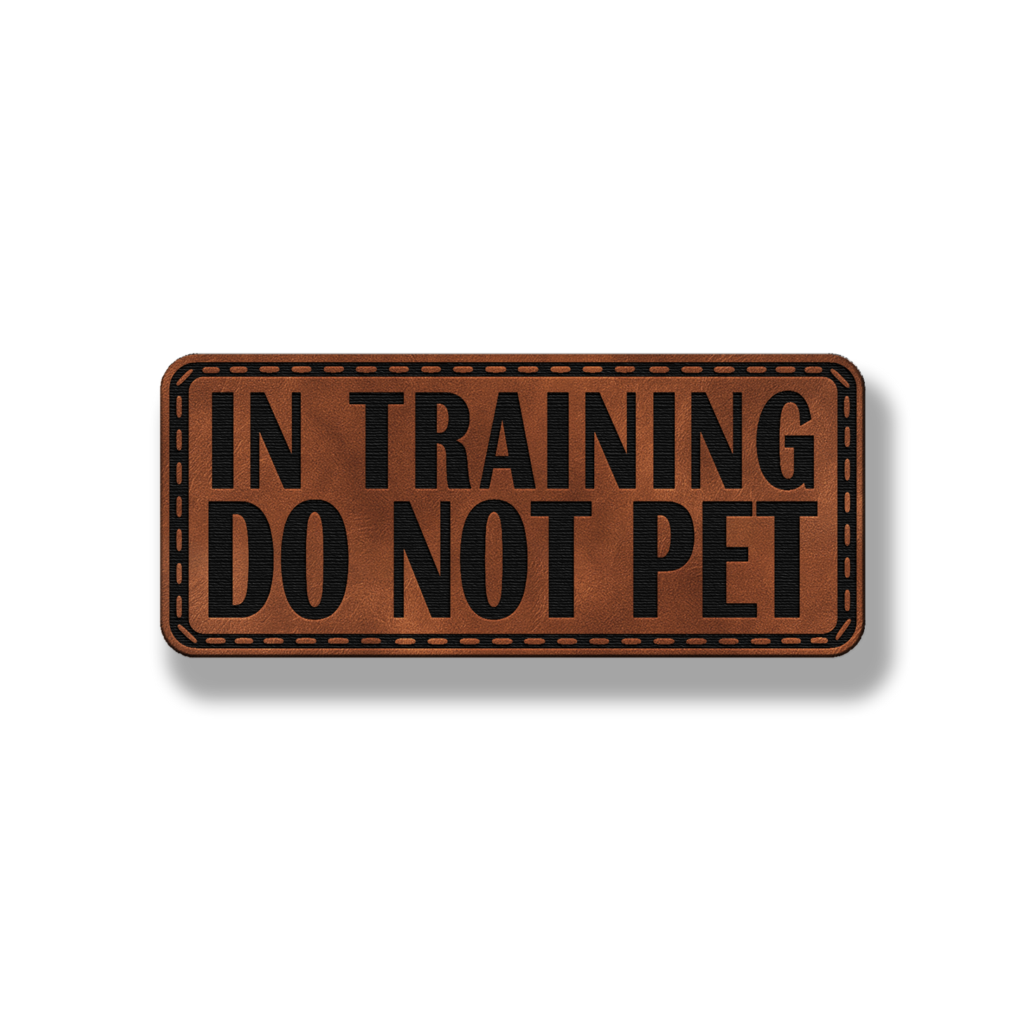 In Training Do Not Pet – Hook and Loop Dog Collar Patch