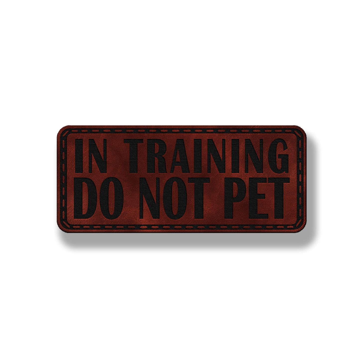 In Training Do Not Pet – Hook and Loop Dog Collar Patch