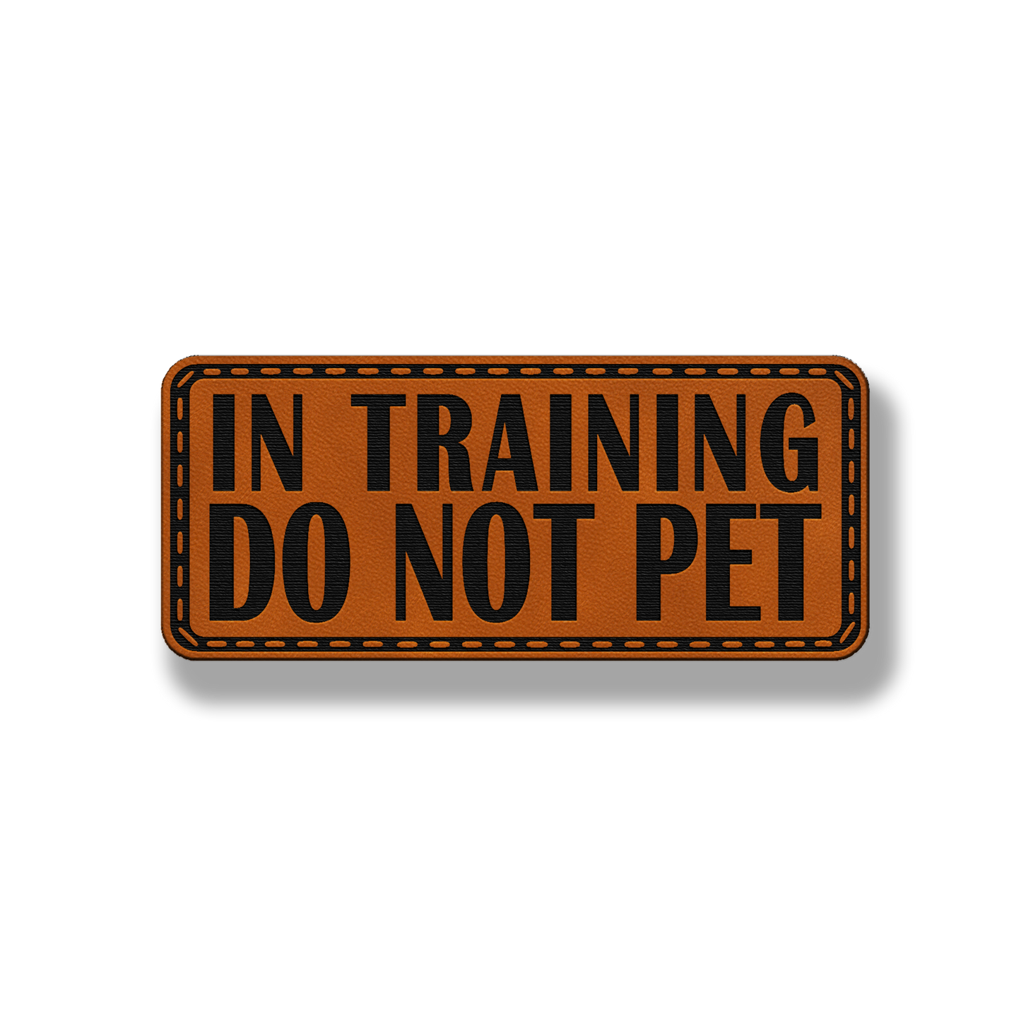 In Training Do Not Pet – Hook and Loop Dog Collar Patch