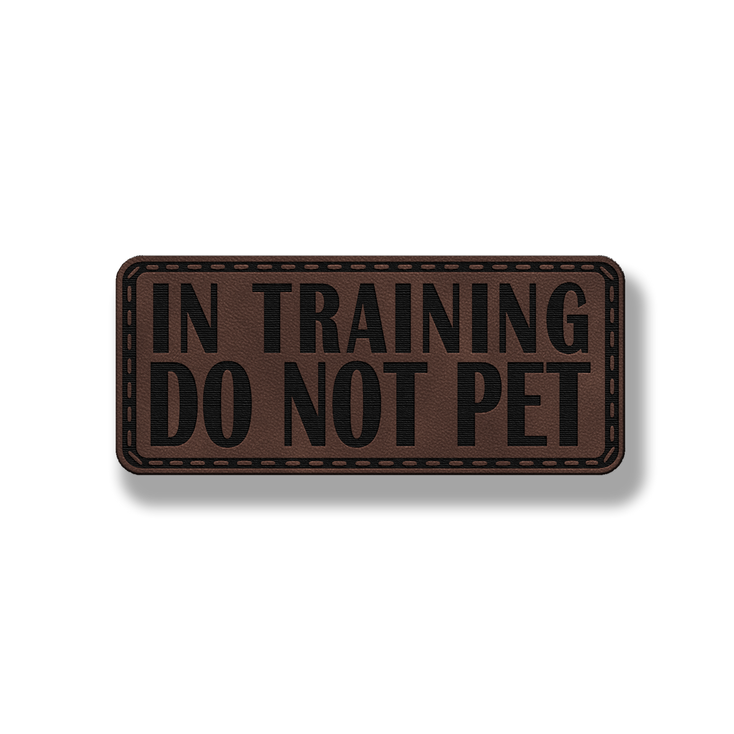 In Training Do Not Pet – Hook and Loop Dog Collar Patch