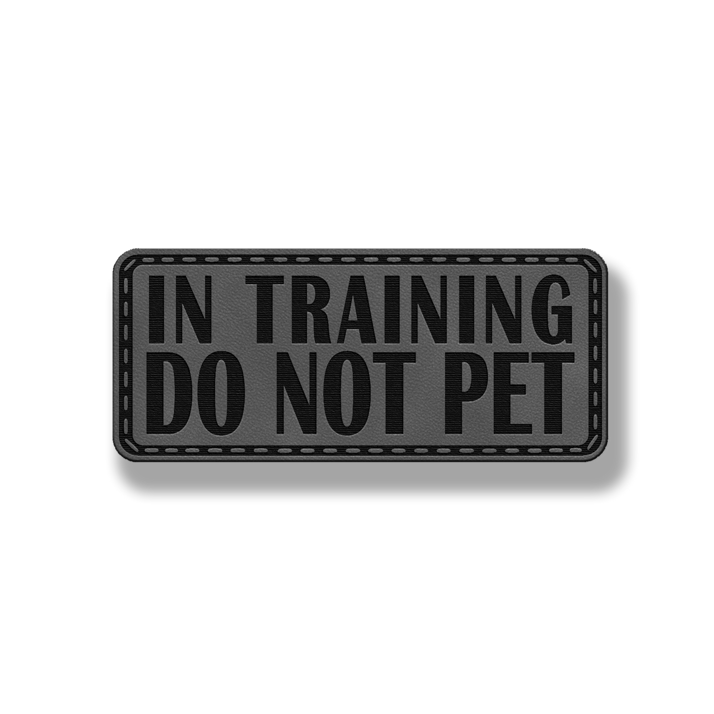 In Training Do Not Pet – Hook and Loop Dog Collar Patch