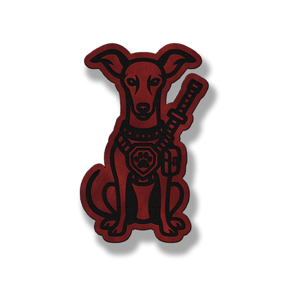 Tactical Italian Greyhound Dog Patch – Leatherette Morale Patch