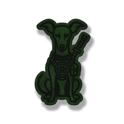 Tactical Italian Greyhound Dog Patch – Leatherette Morale Patch