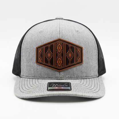 BrimCo 100 Series Classic Hat – Leatherette Patch Edition
