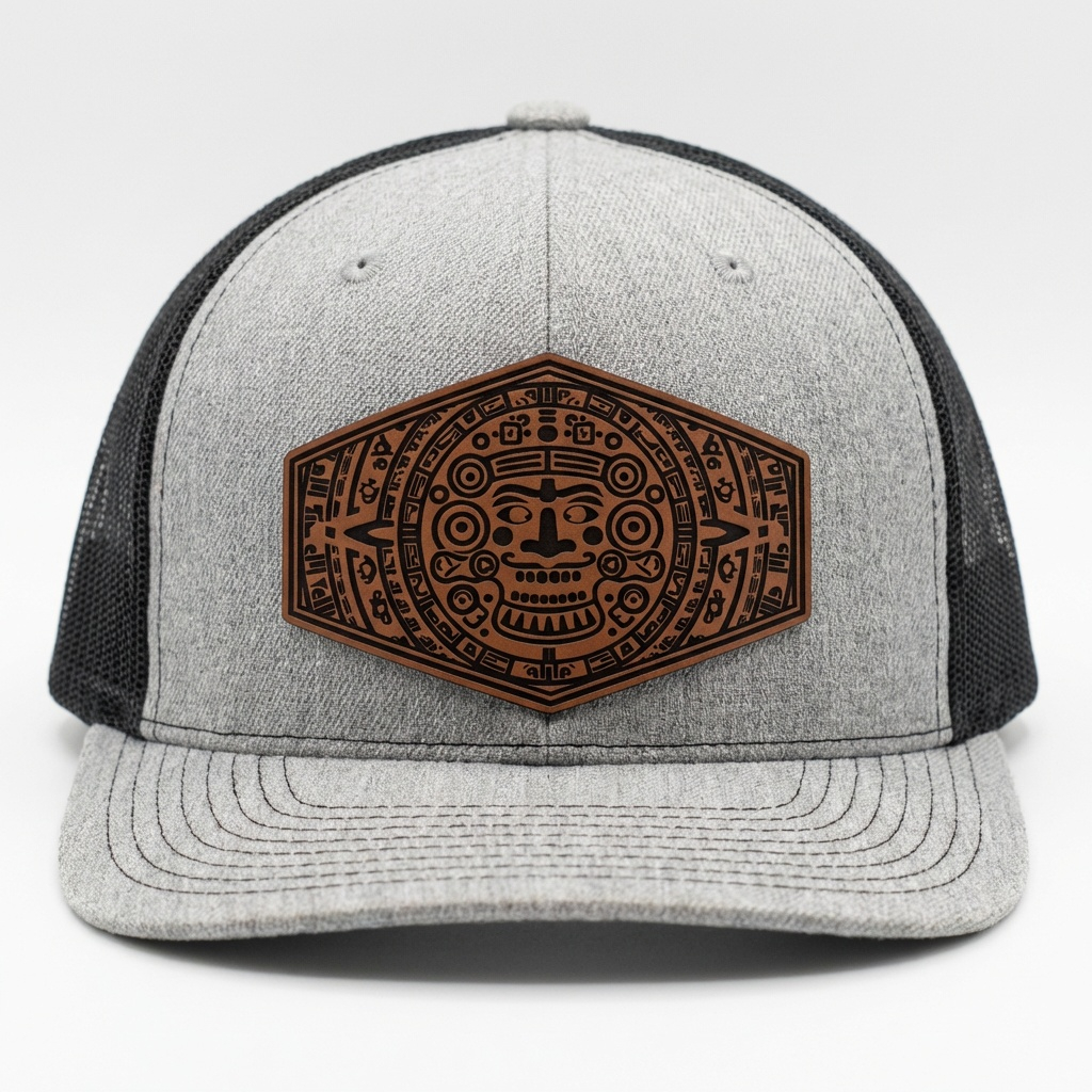 BrimCo 100 Series Classic Hat – Leatherette Patch Edition