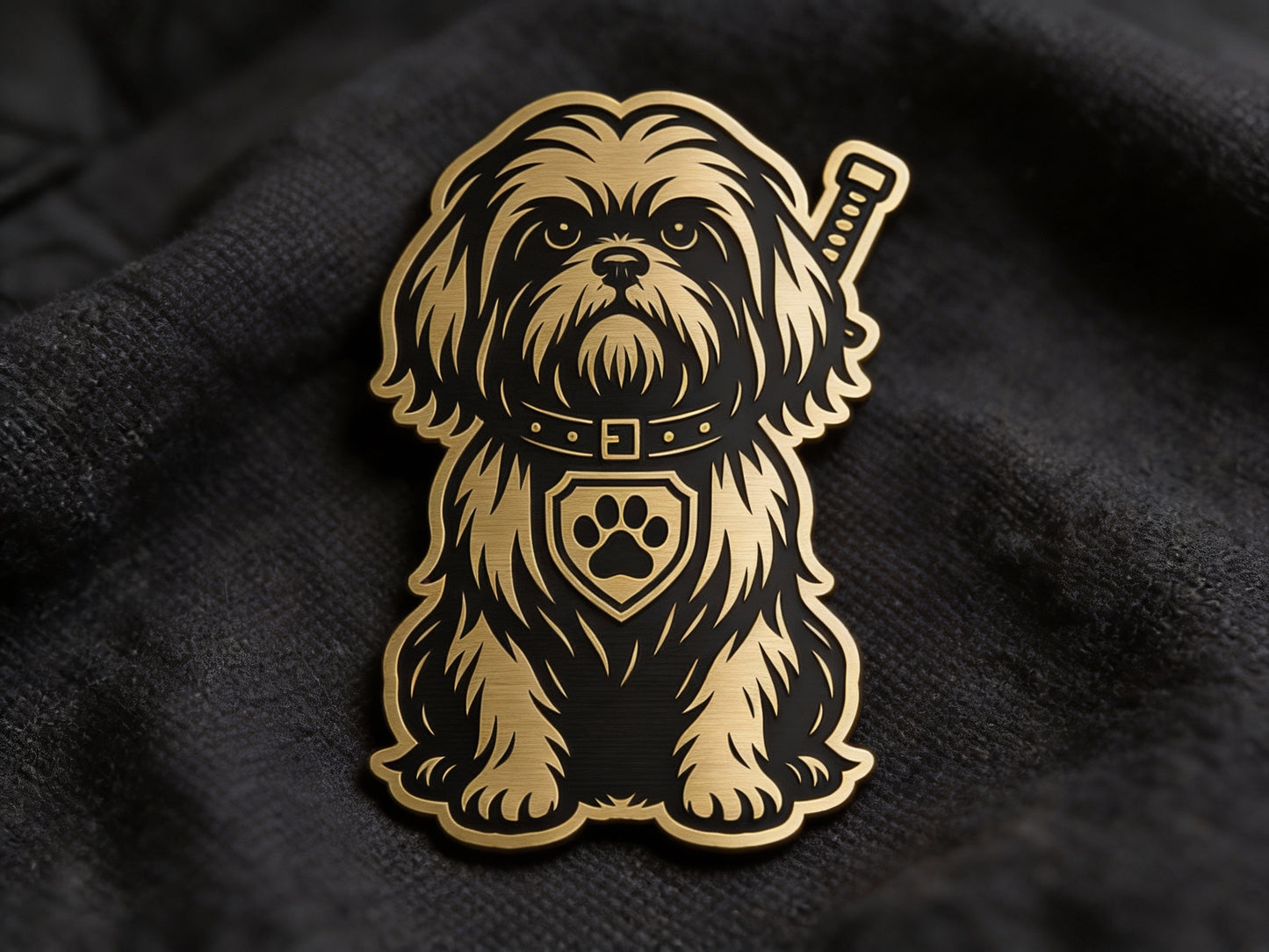 Lifetime Shih Tzu Dog Patch – Brushed Acrylic Morale Patch