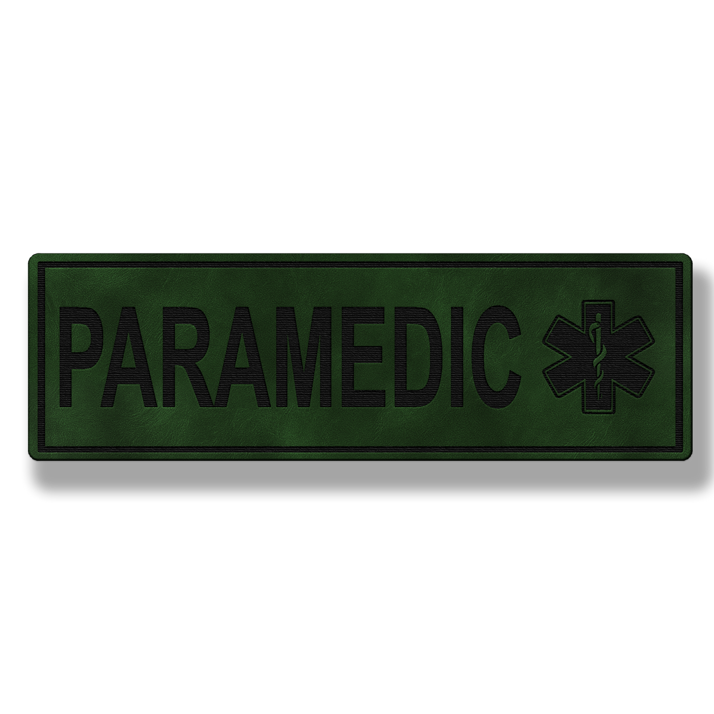 8" PARAMEDIC Leatherette Patch
