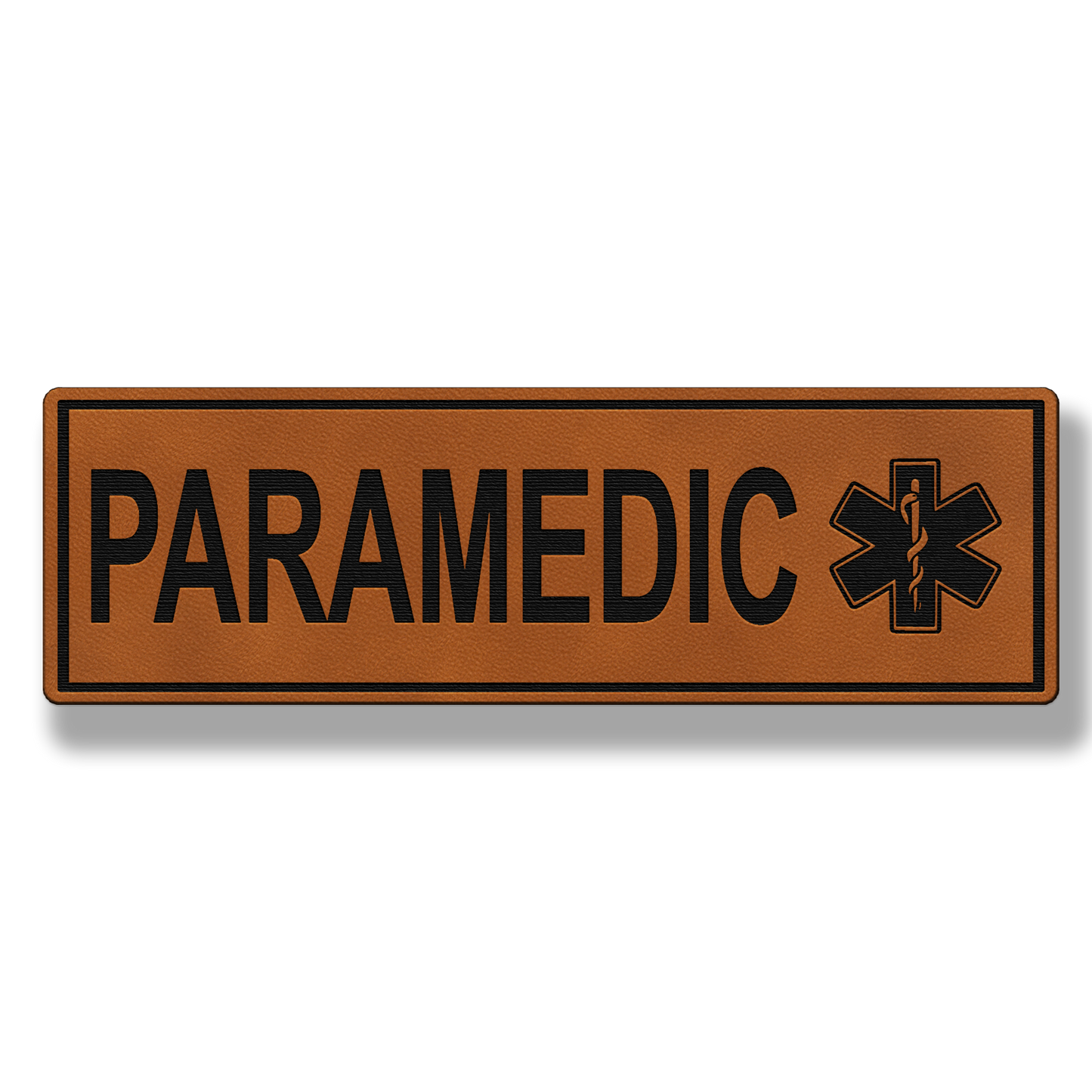 8" PARAMEDIC Leatherette Patch