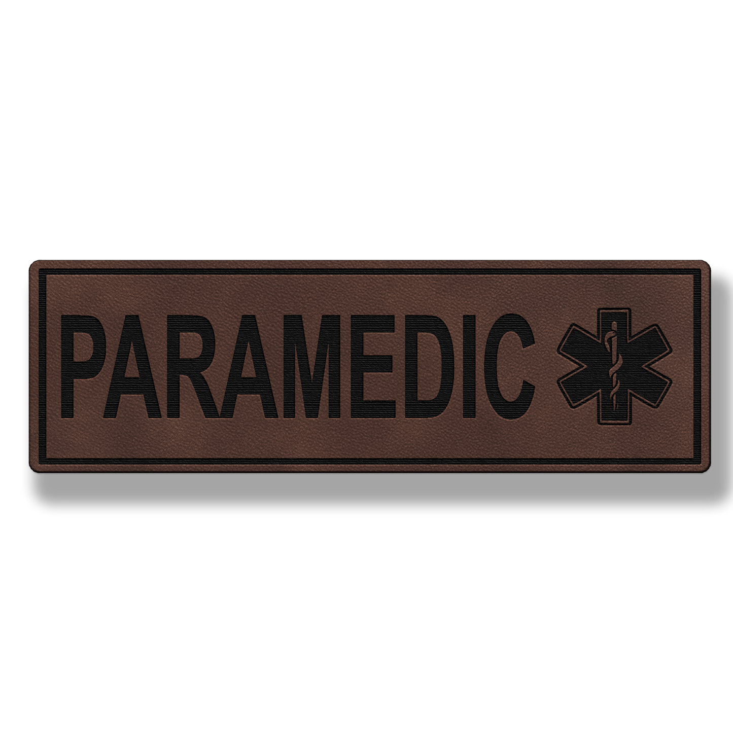 8" PARAMEDIC Leatherette Patch