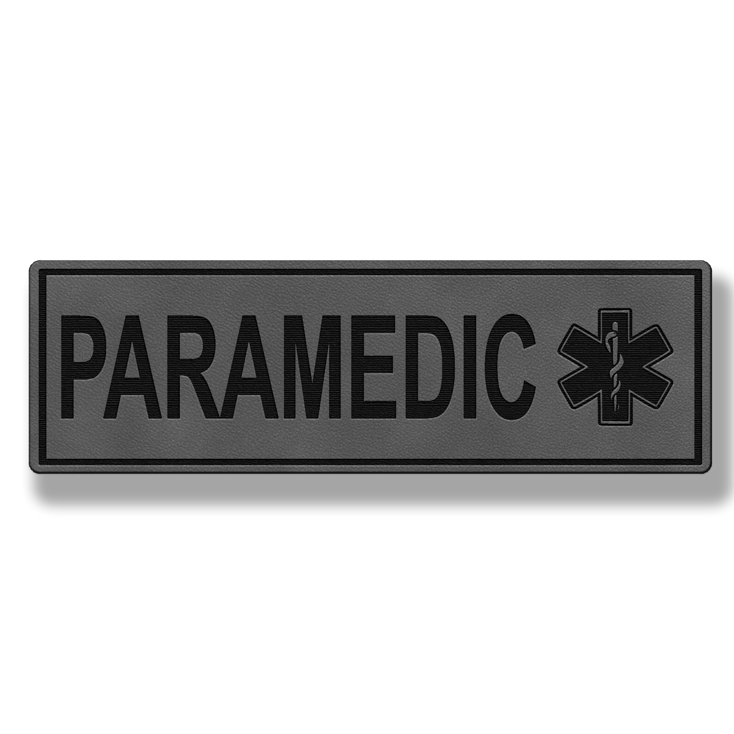 8" PARAMEDIC Leatherette Patch