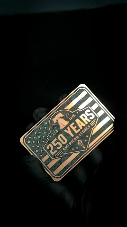 250 Years American Legacy – Leatherette Morale Patch