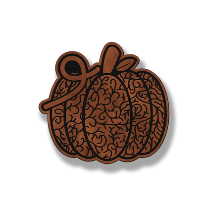 Intricate Pumpkin Patch – Leatherette Morale Patch