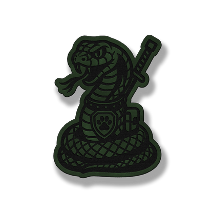 Tactical Snake Patch – Leatherette Morale Patch