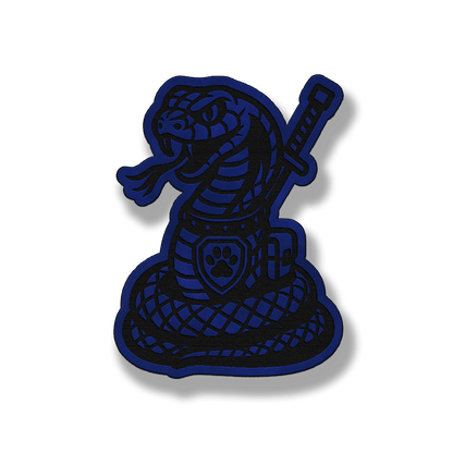 Tactical Snake Patch – Leatherette Morale Patch