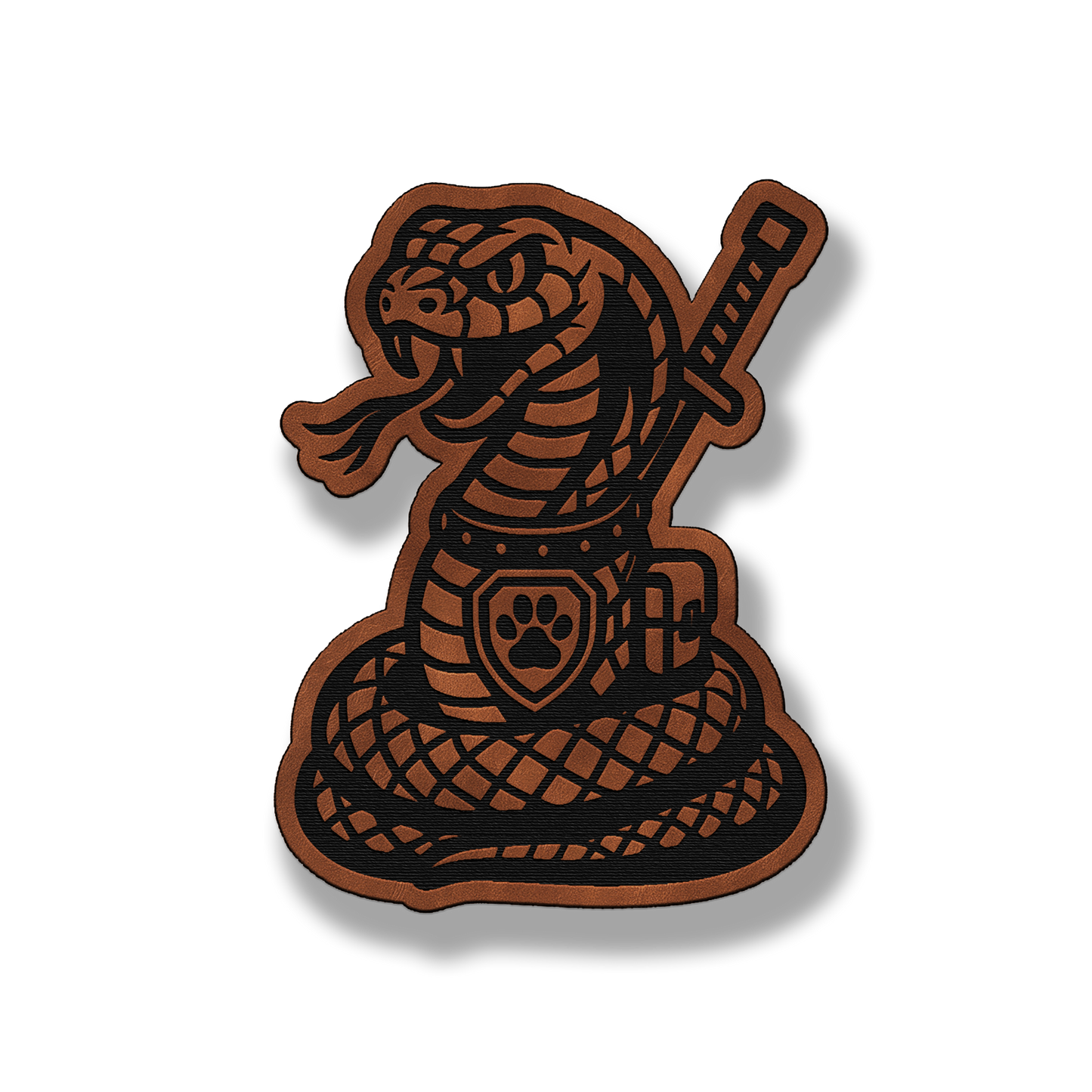 Tactical Snake Patch – Leatherette Morale Patch
