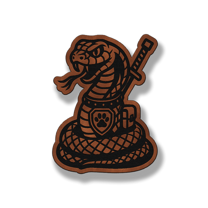Tactical Snake Patch – Leatherette Morale Patch