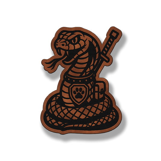 Tactical Snake Patch – Leatherette Morale Patch