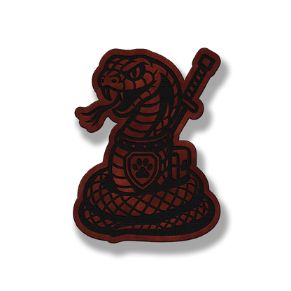 Tactical Snake Patch – Leatherette Morale Patch