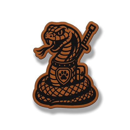 Tactical Snake Patch – Leatherette Morale Patch