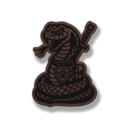 Tactical Snake Patch – Leatherette Morale Patch