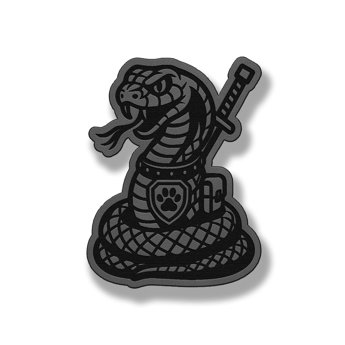 Tactical Snake Patch – Leatherette Morale Patch