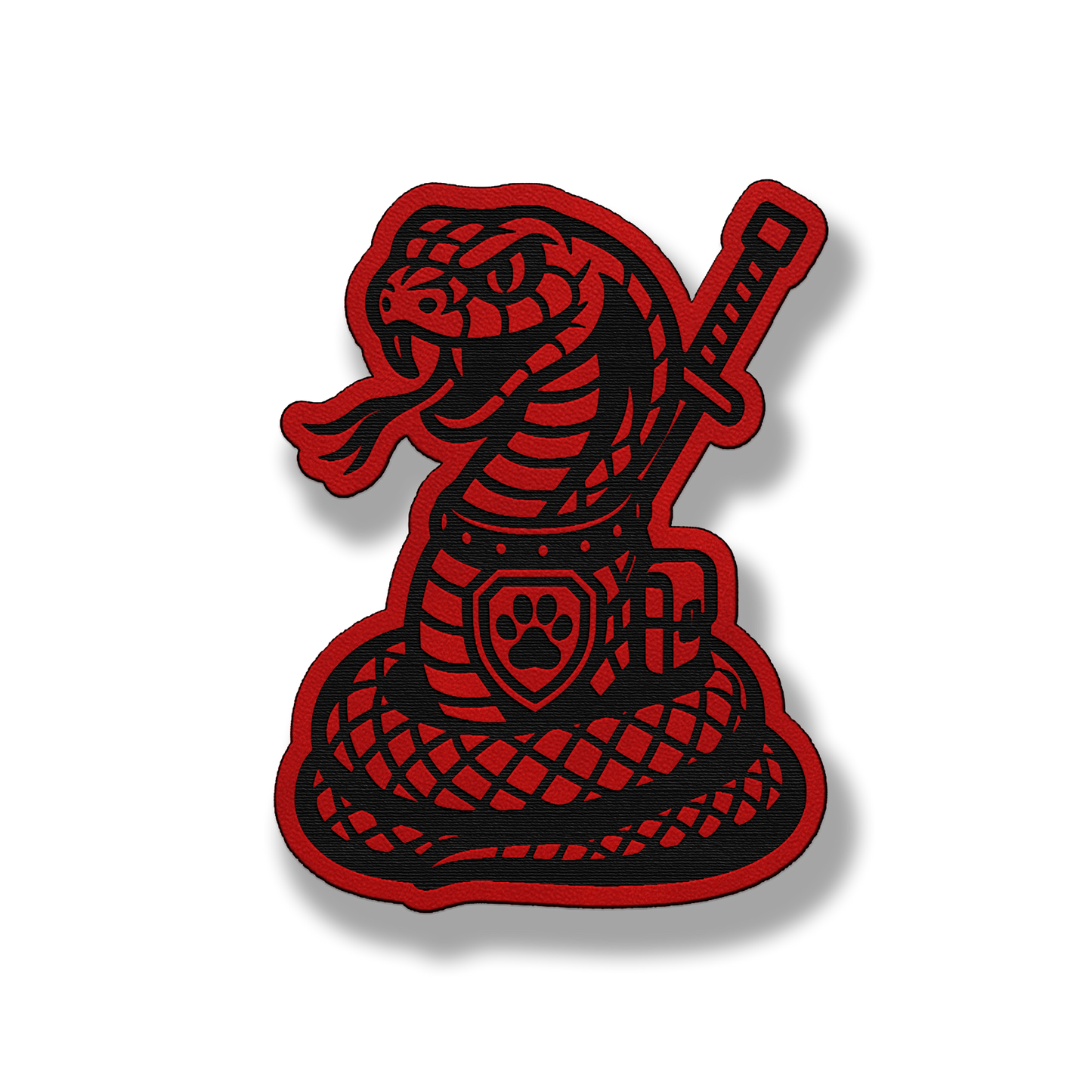 Tactical Snake Patch – Leatherette Morale Patch