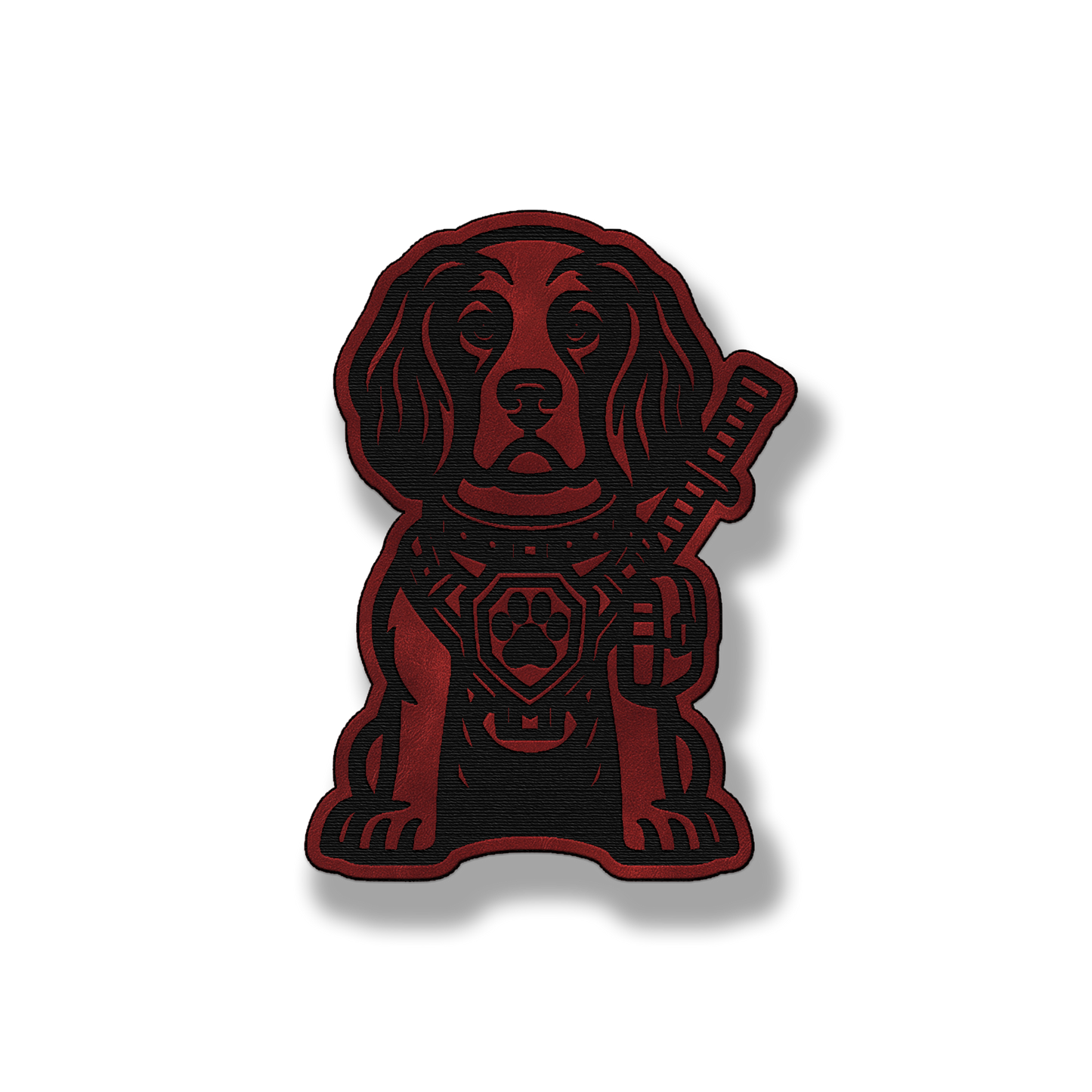 Tactical Springer Spaniel Dog Patch – Leatherette Morale Patch