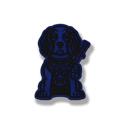 Tactical Springer Spaniel Dog Patch – Leatherette Morale Patch