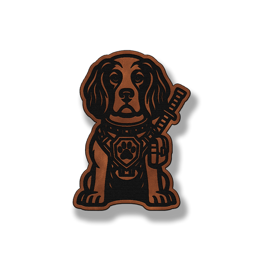 Tactical Springer Spaniel Dog Patch – Leatherette Morale Patch