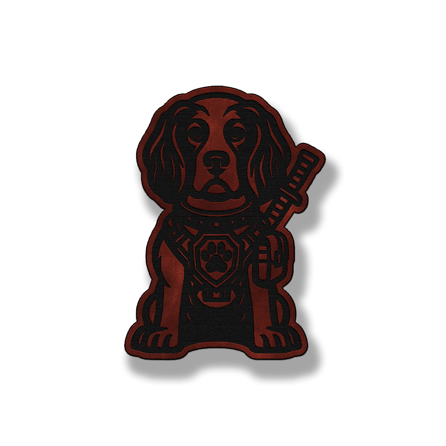 Tactical Springer Spaniel Dog Patch – Leatherette Morale Patch