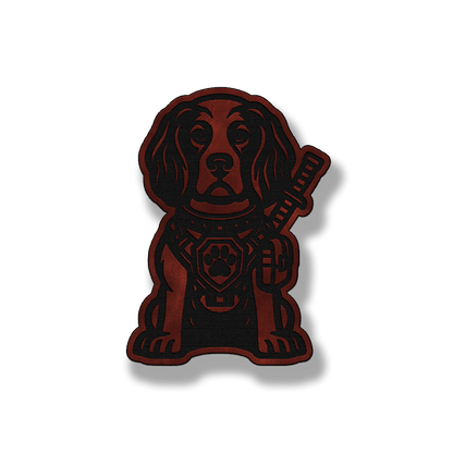 Tactical Springer Spaniel Dog Patch – Leatherette Morale Patch
