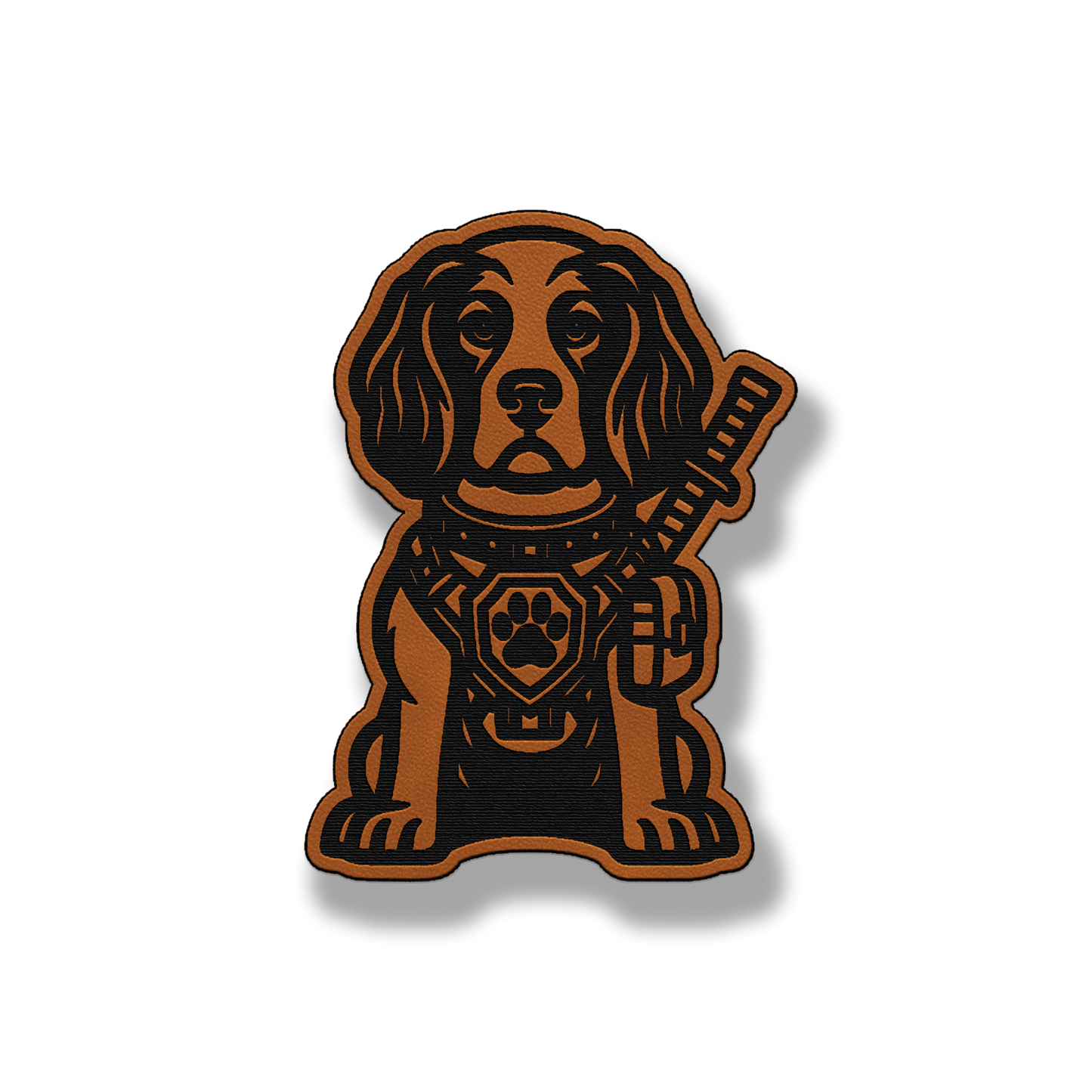 Tactical Springer Spaniel Dog Patch – Leatherette Morale Patch