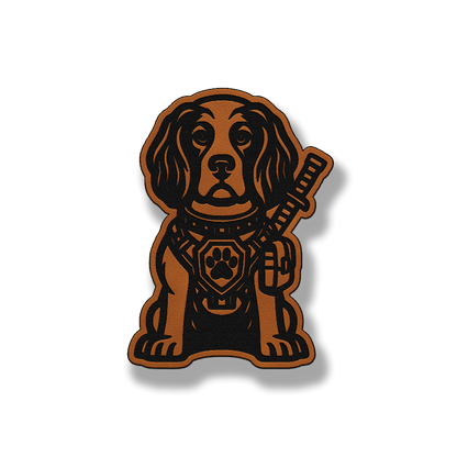 Tactical Springer Spaniel Dog Patch – Leatherette Morale Patch