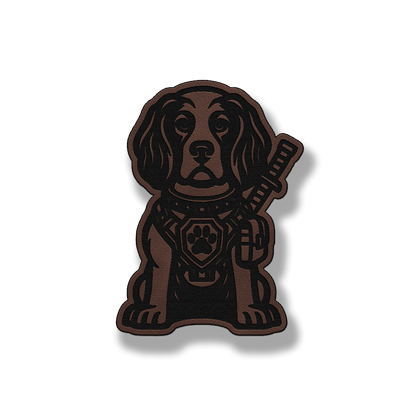 Tactical Springer Spaniel Dog Patch – Leatherette Morale Patch