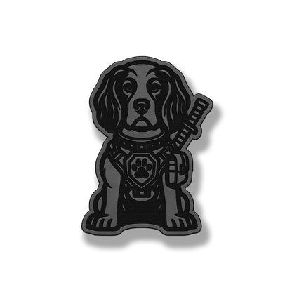 Tactical Springer Spaniel Dog Patch – Leatherette Morale Patch