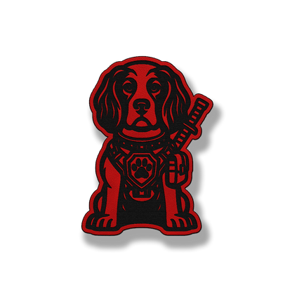 Tactical Springer Spaniel Dog Patch – Leatherette Morale Patch